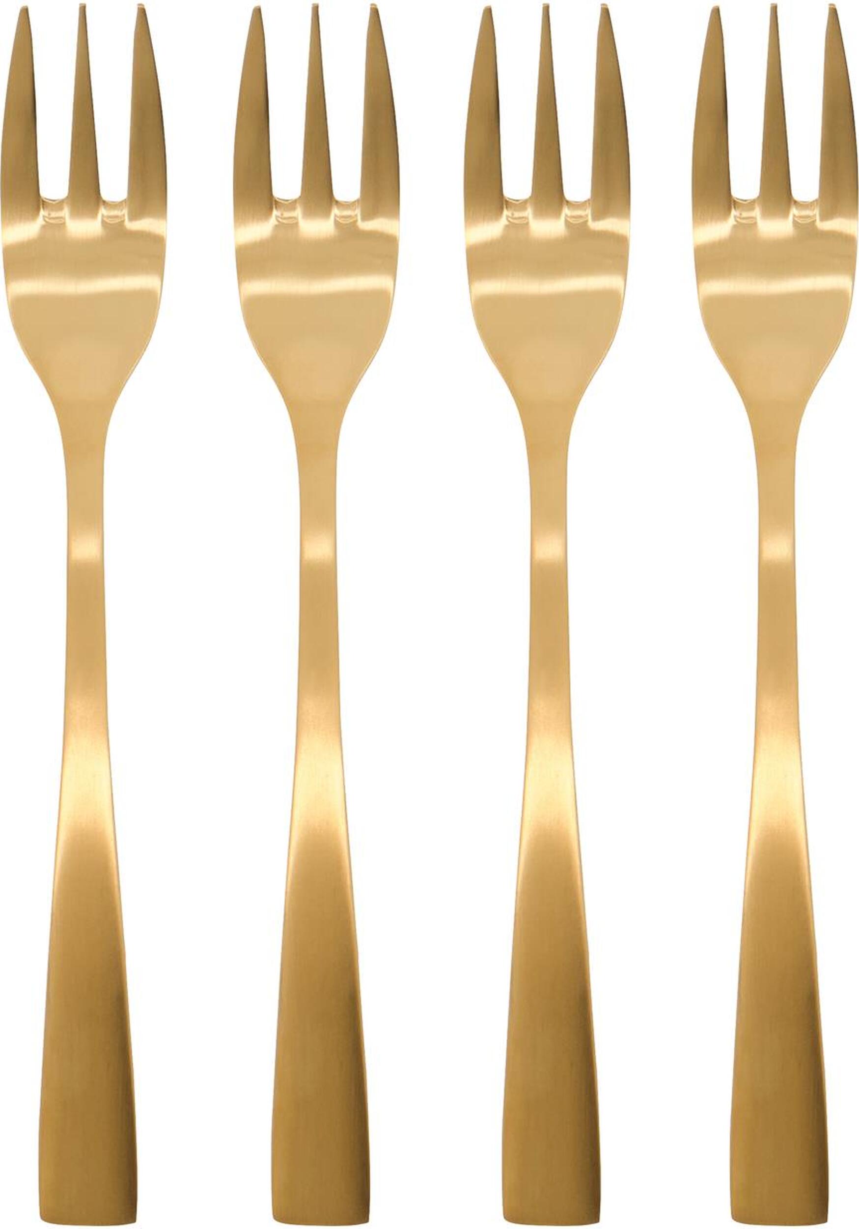 Widelczyki do ciasta Golden 4 szt.