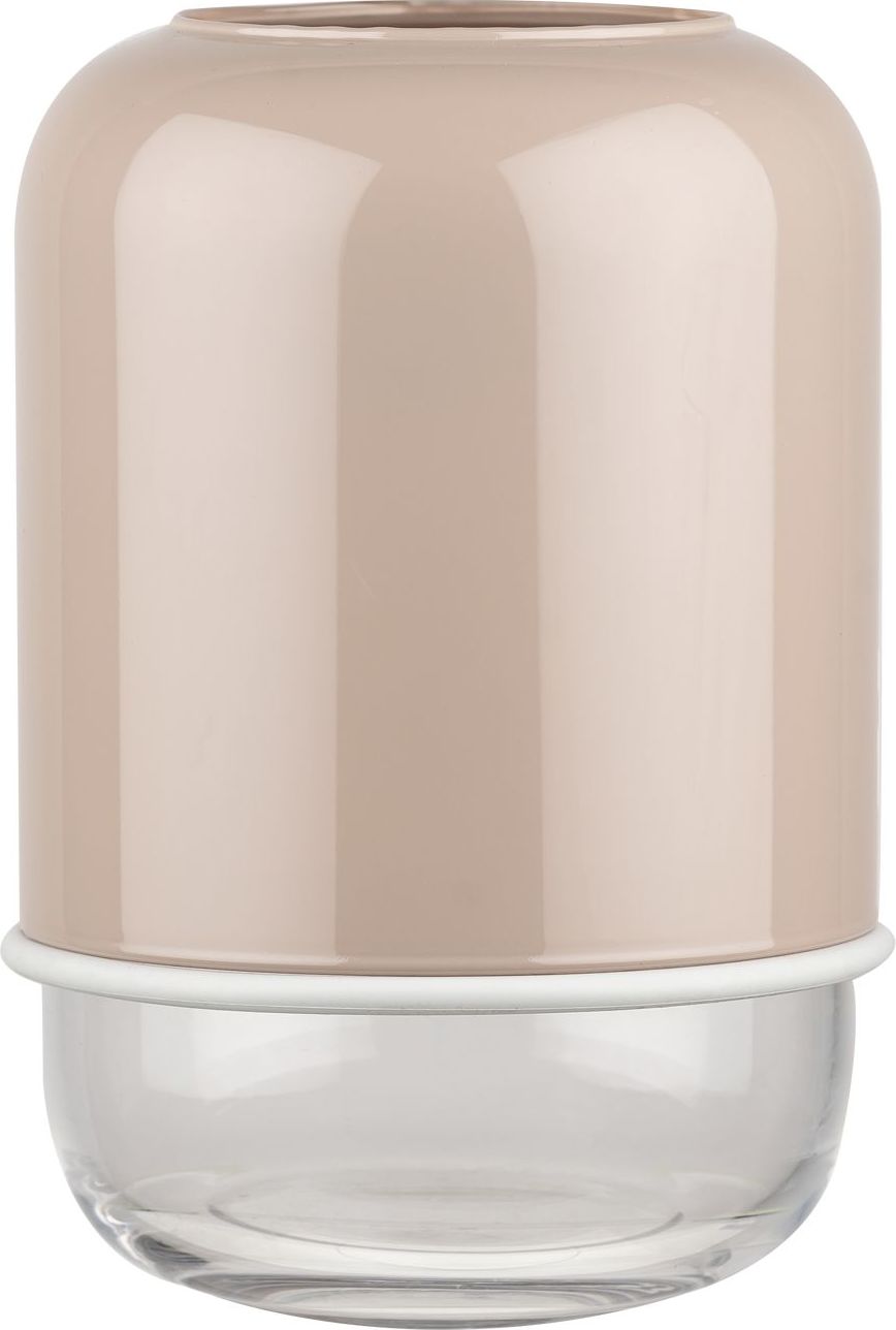 Wazon Capsule beżowy z regulowaną wysokością