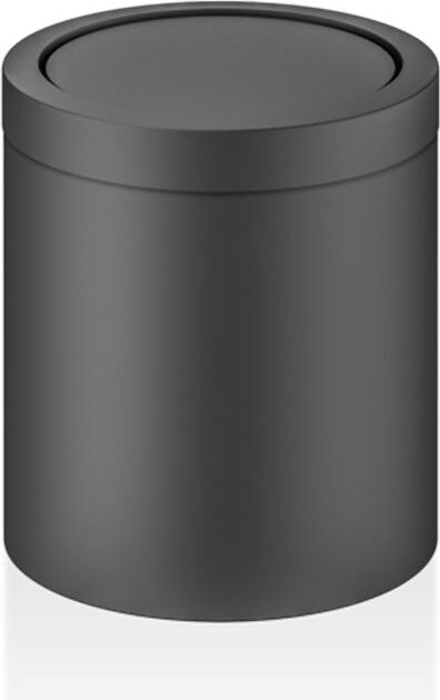 Kosz łazienkowy na śmieci Decor Walther 16 cm czarny mat z klapką