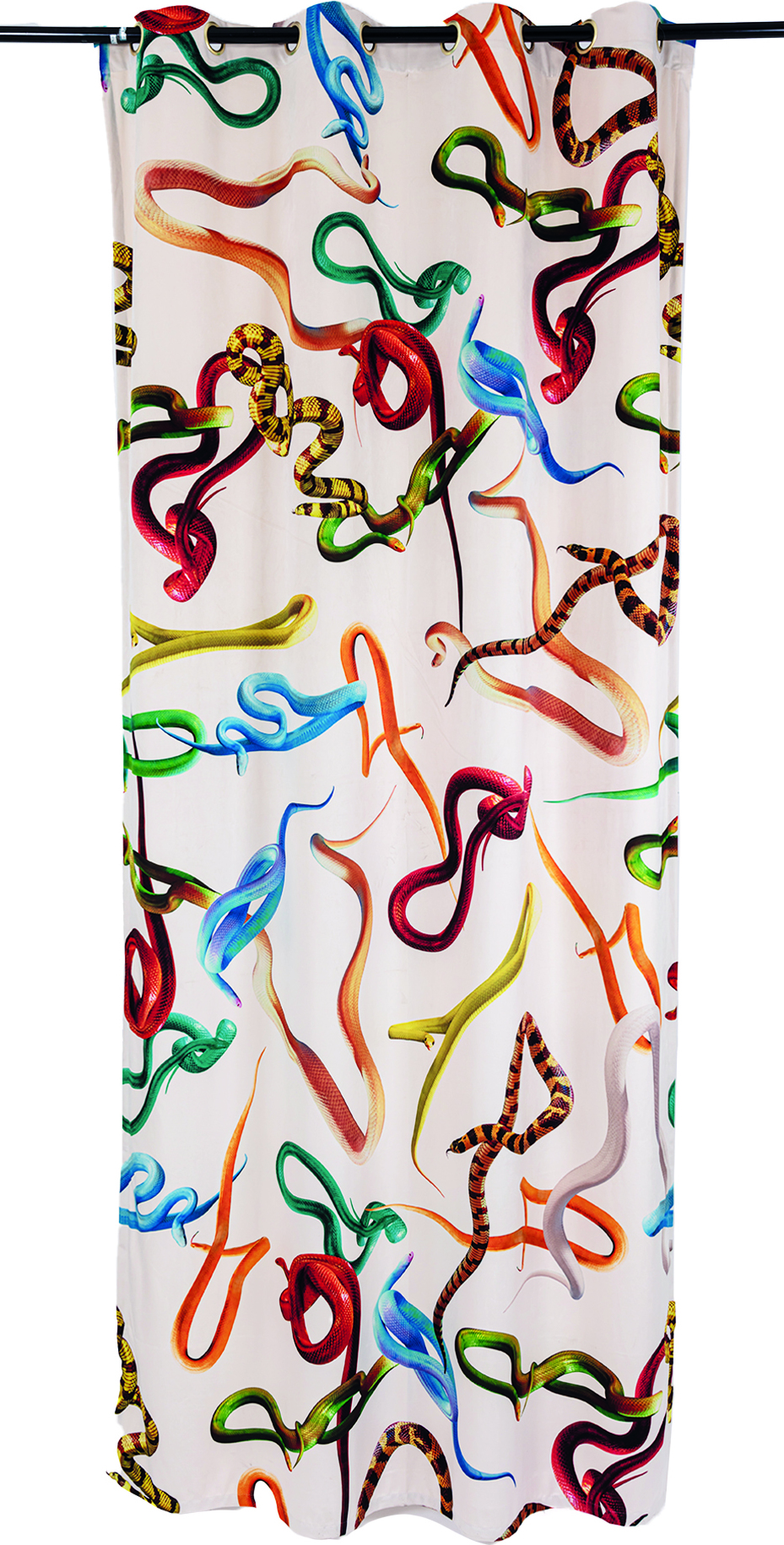 Zasłona do salonu Toiletpaper Snakes White