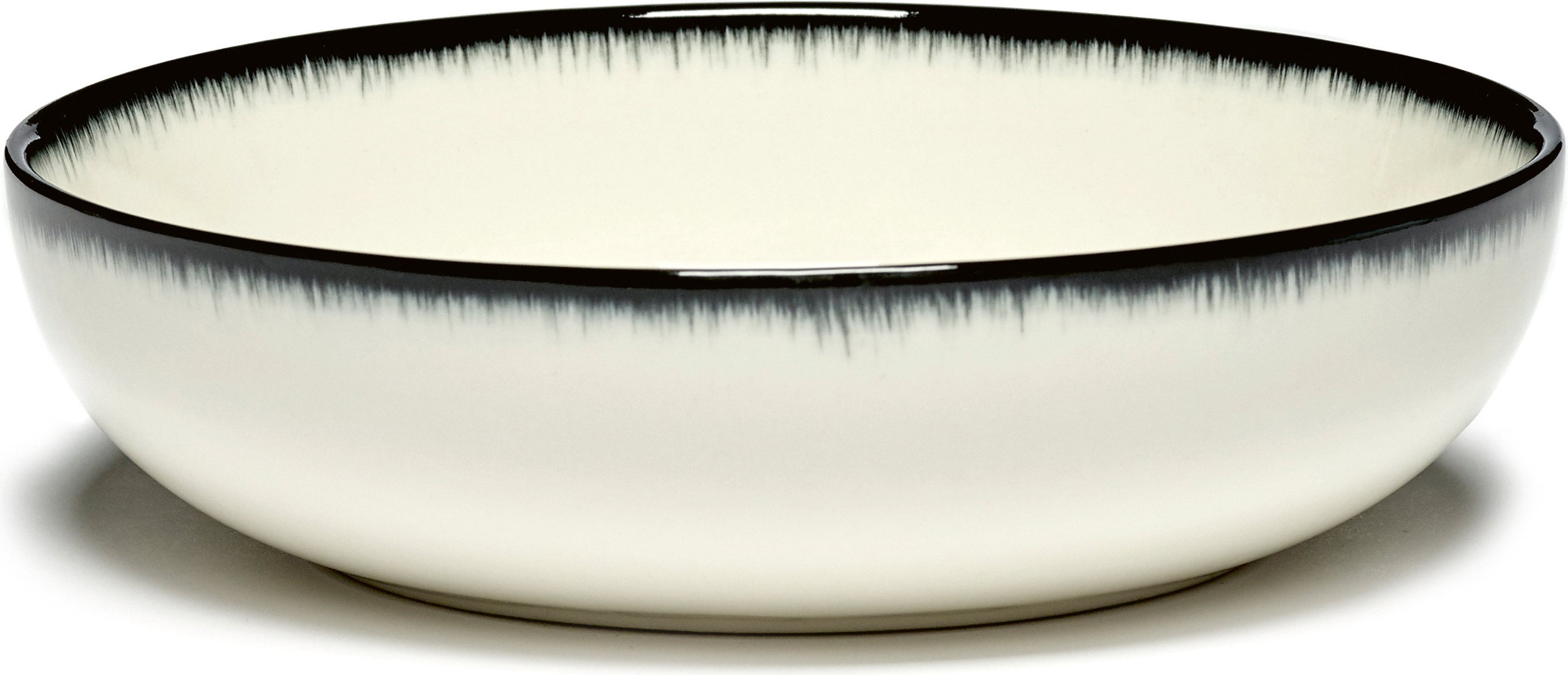 Miska Dé A 15,5 cm czarno-biała