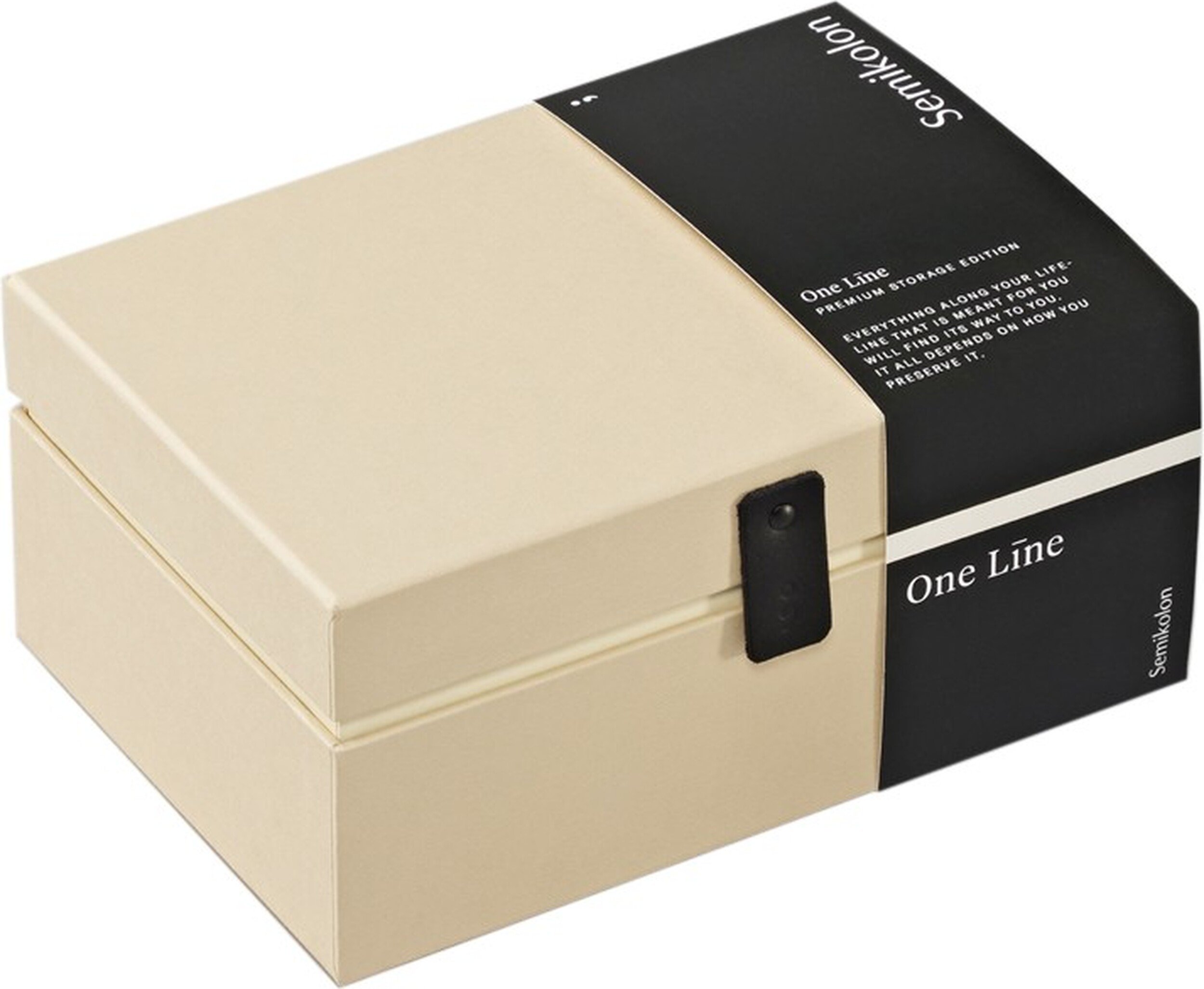 Pudełko do przechowywania One Line S waniliowe