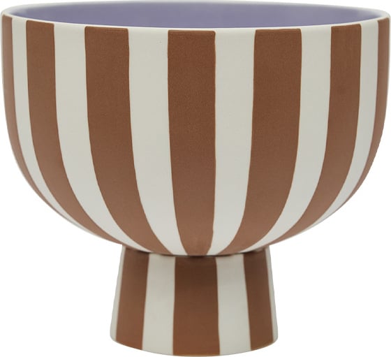 Miska Toppu 15 cm brązowo-fioletowa