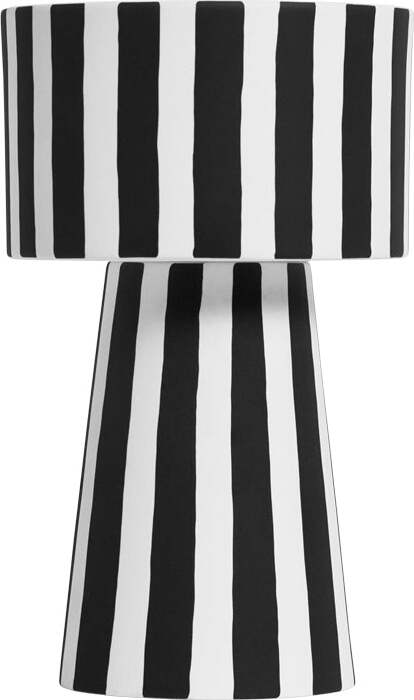 Osłonka na doniczkę Toppu 24 cm czarno-biała