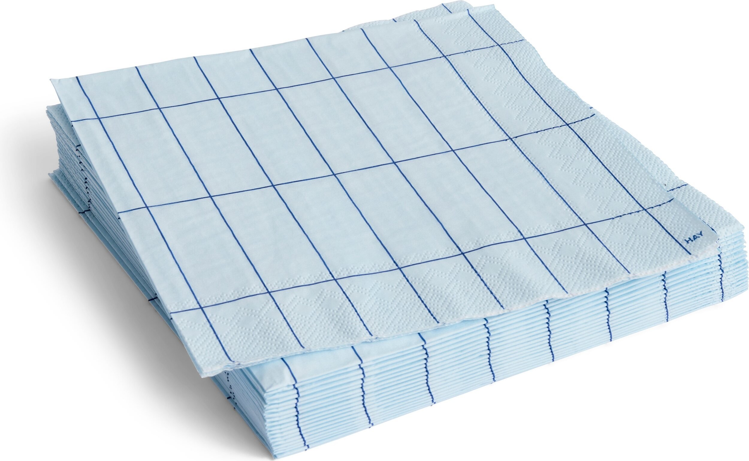 Serwetki papierowe Hay Pattern 40 x 40 cm błękitna kratka 20 szt.