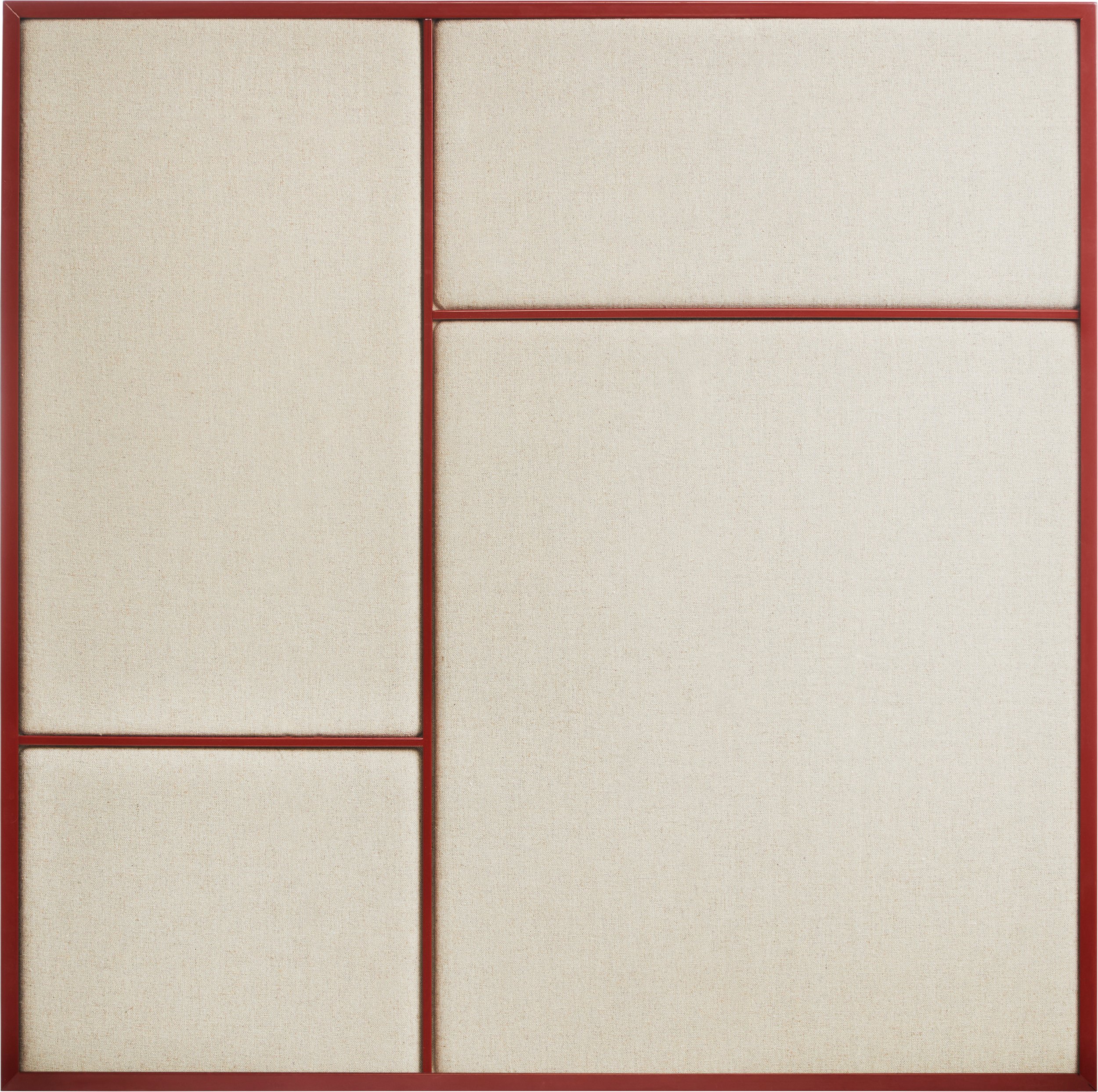 Tablica ścienna tapicerowana Nouveau Pin M czerwona