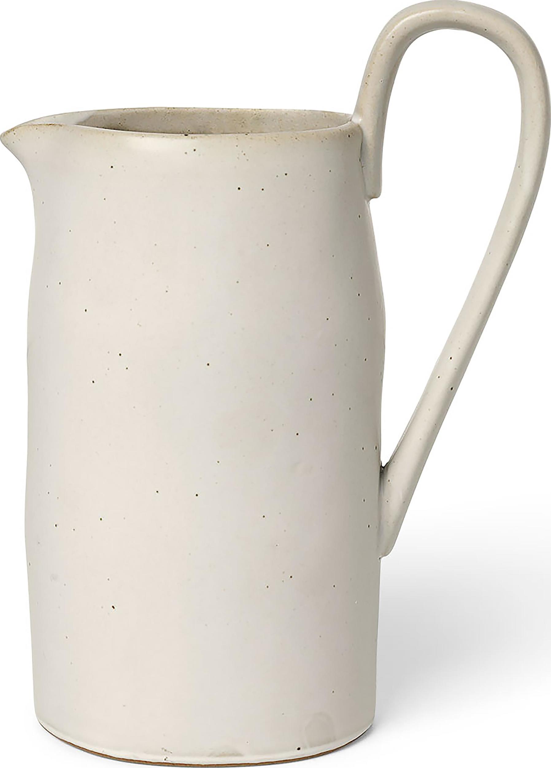 Dzbanek Flow kremowy