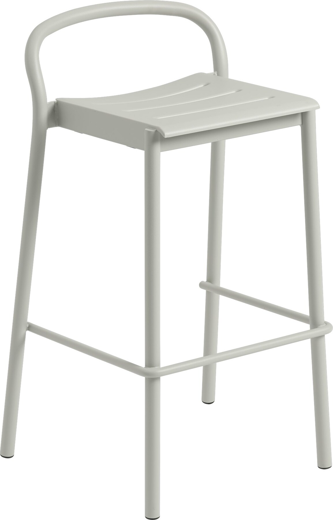 Stołek barowy Linear 75 cm szary