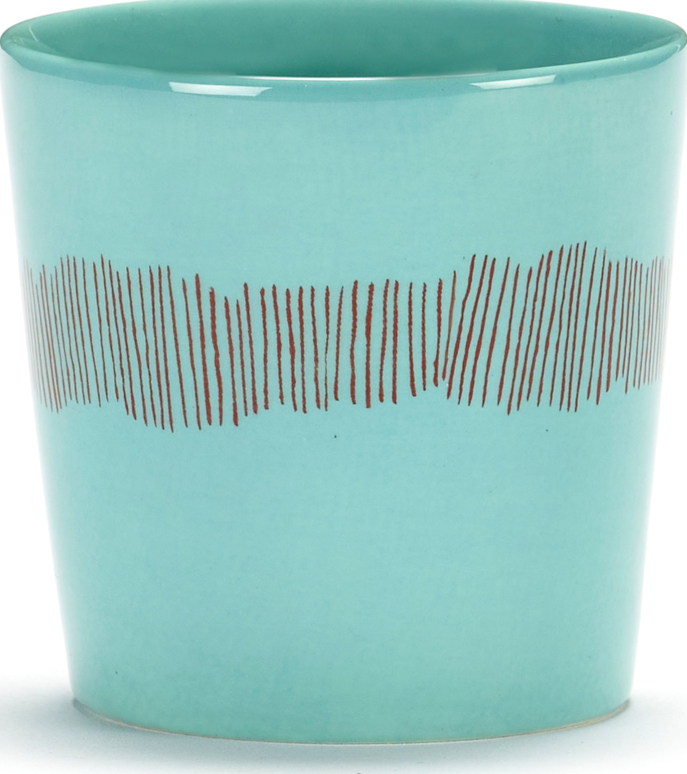 Kubek do kawy Feast 250 ml niebiesko-czerwony