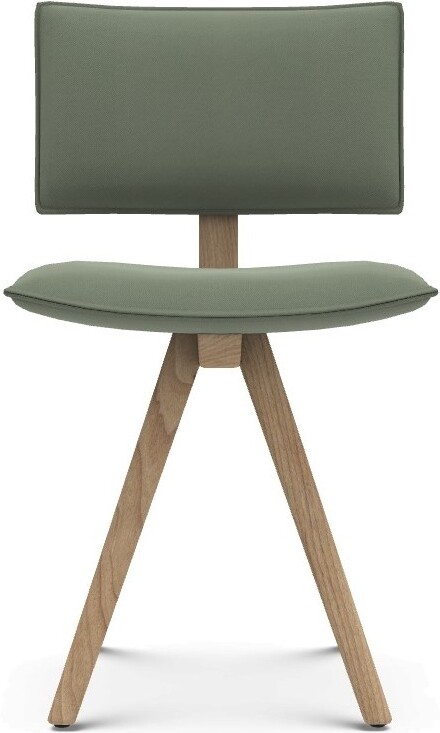 Krzesło Trave Reflect 924 szałwiowe nogi dębowe