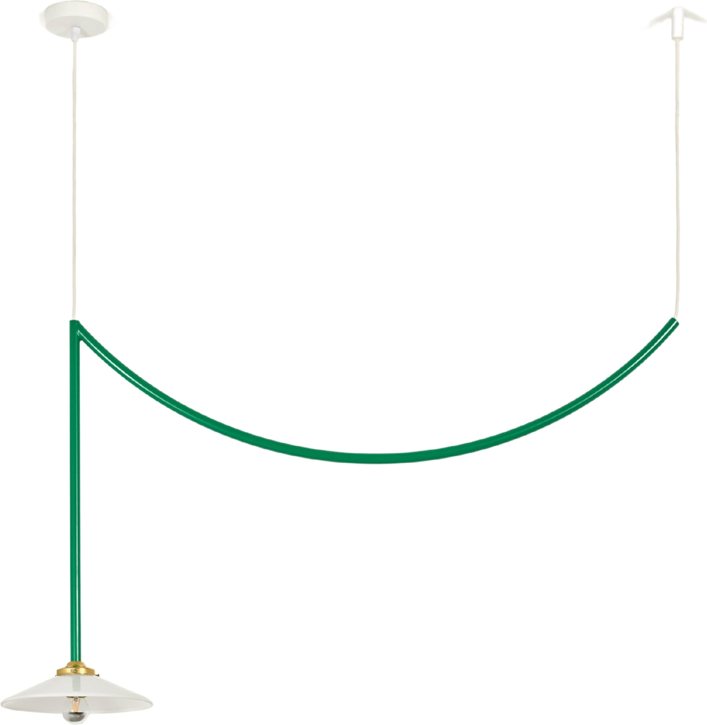 Lampa sufitowa N°5 zielona