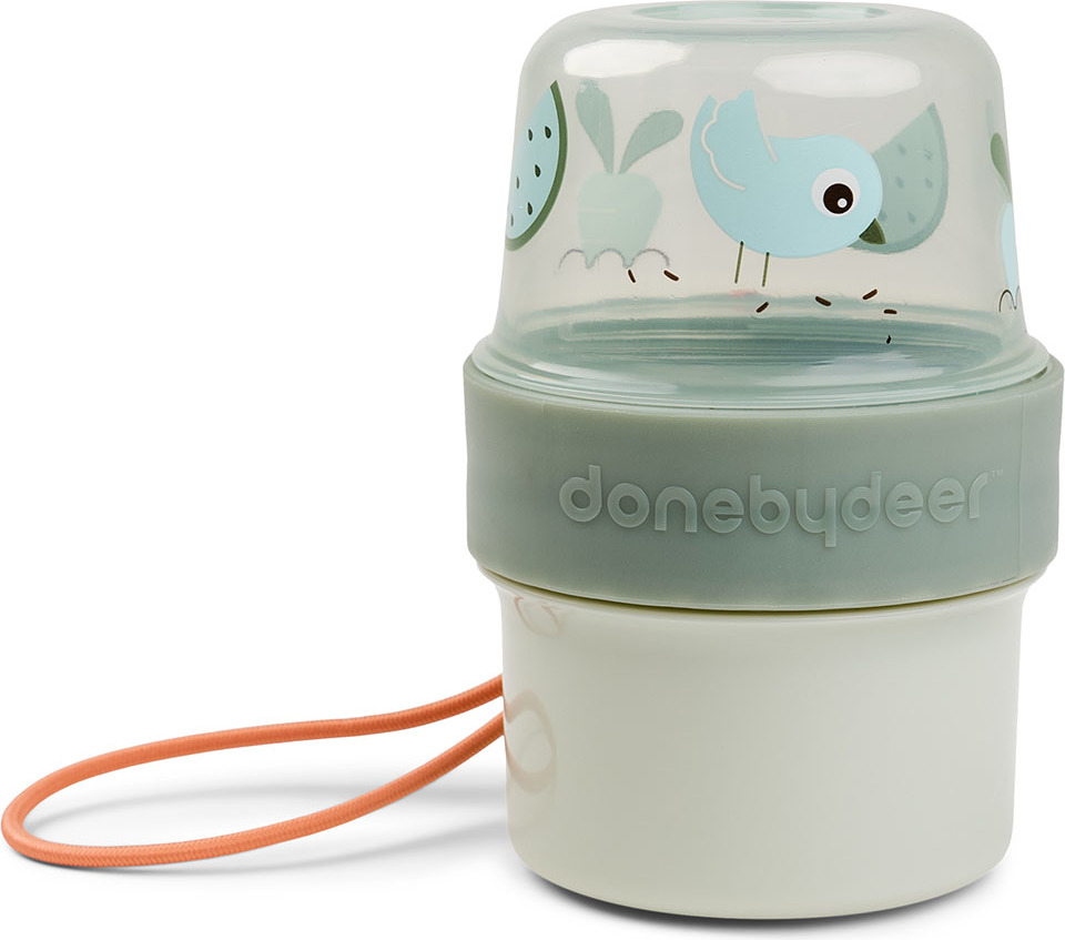 Pojemnik na przekąski Birdee S zielony dwustronny