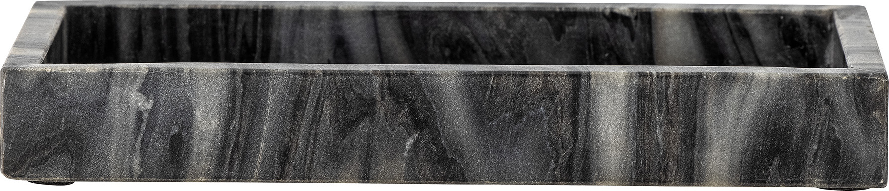 Taca Feliza 25 cm szara marmurowa