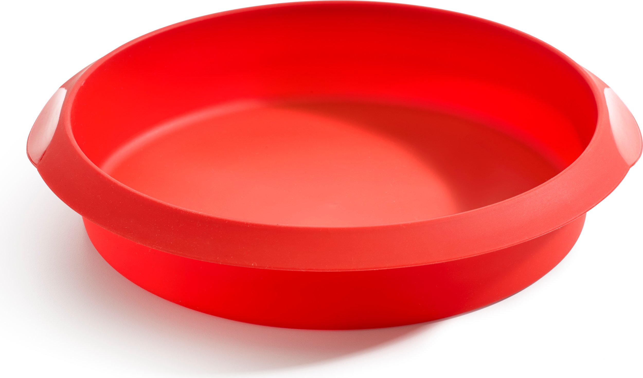 Forma do pieczenia Lekue okrągła 26 cm czerwona silikonowa