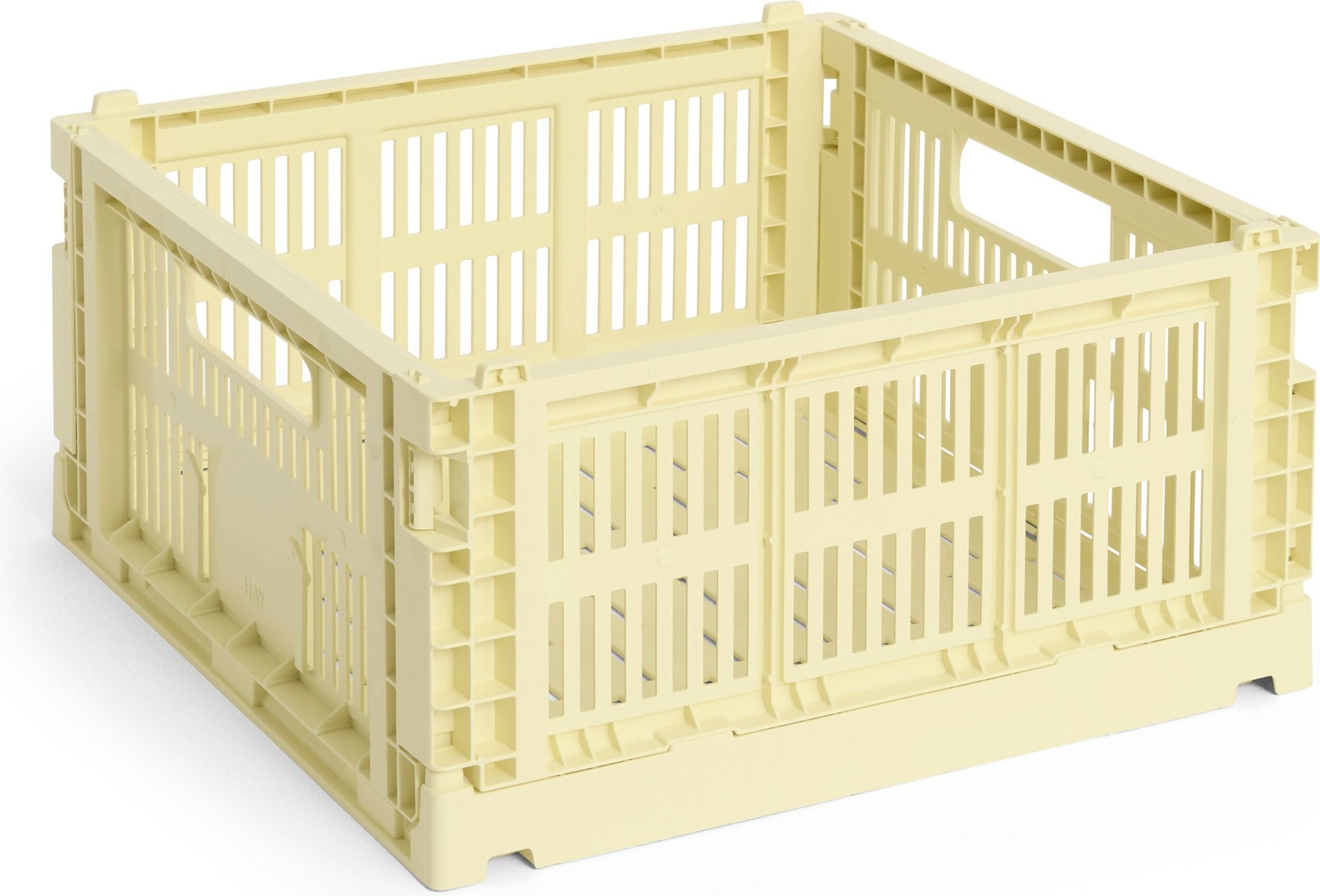 Kosz do przechowywania Hay Colour Crate Square M jasnożółty