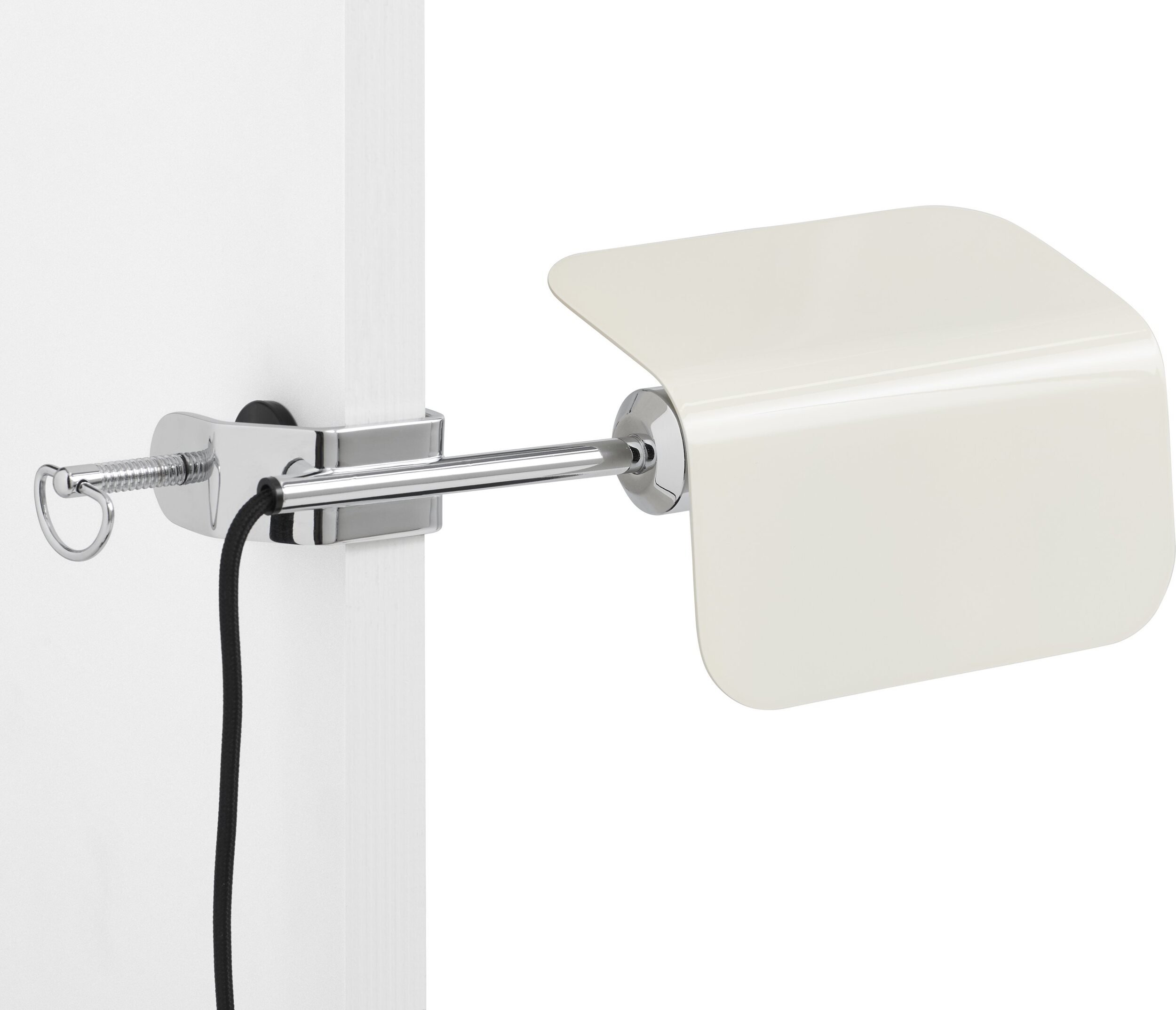 Lampka Apex kremowa z klipsem