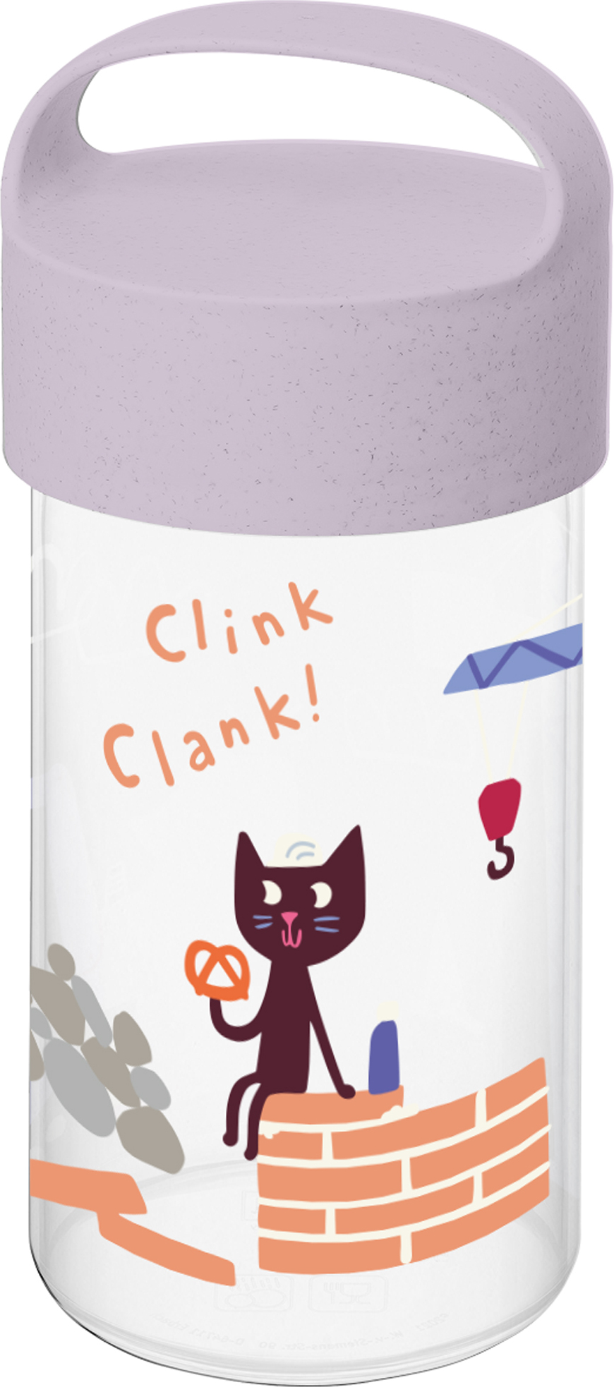 Butelka na wodę Buddy Organic Trucks 500 ml