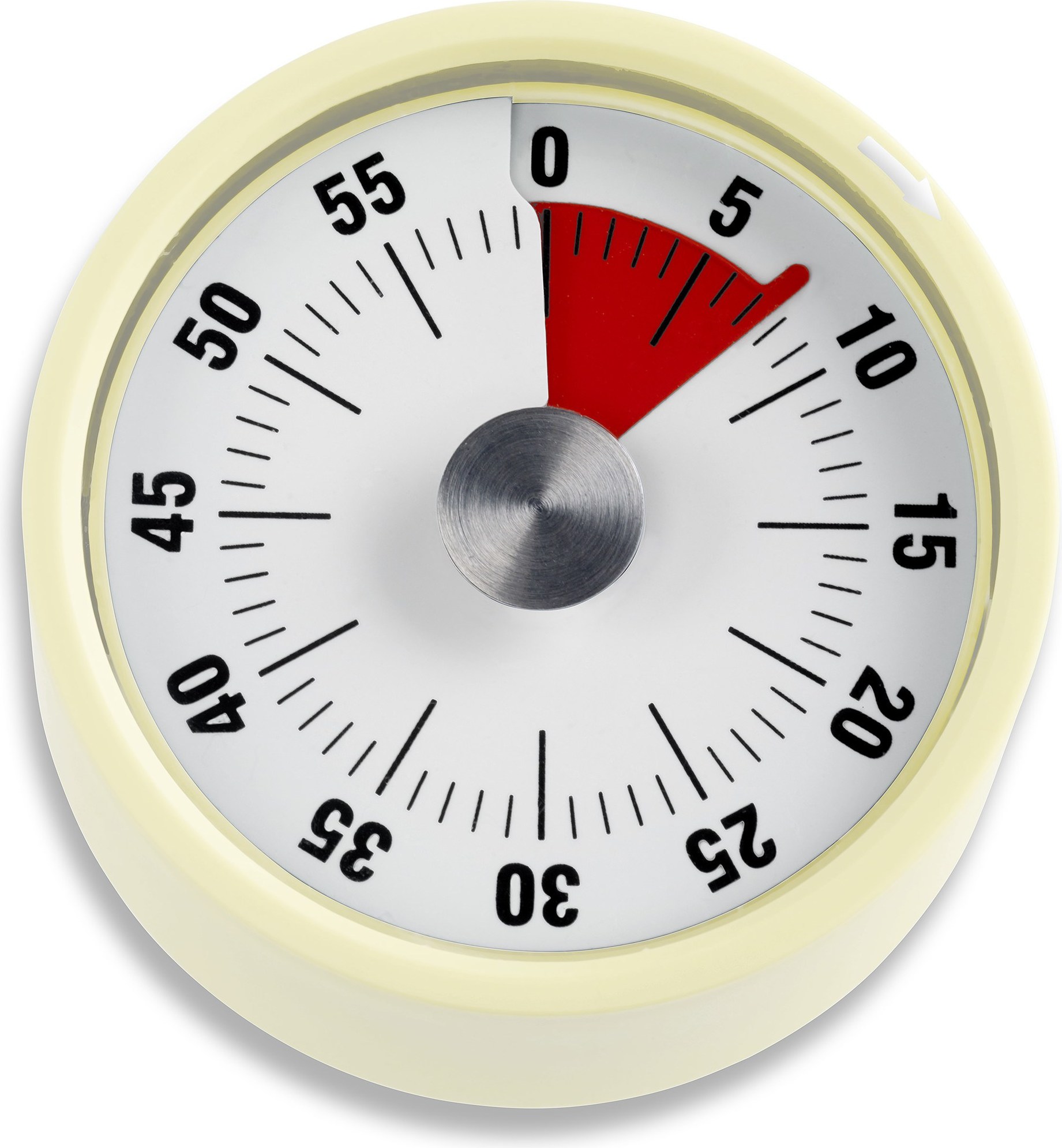 Minutnik mechaniczny ADE pastelowy jasnożółty