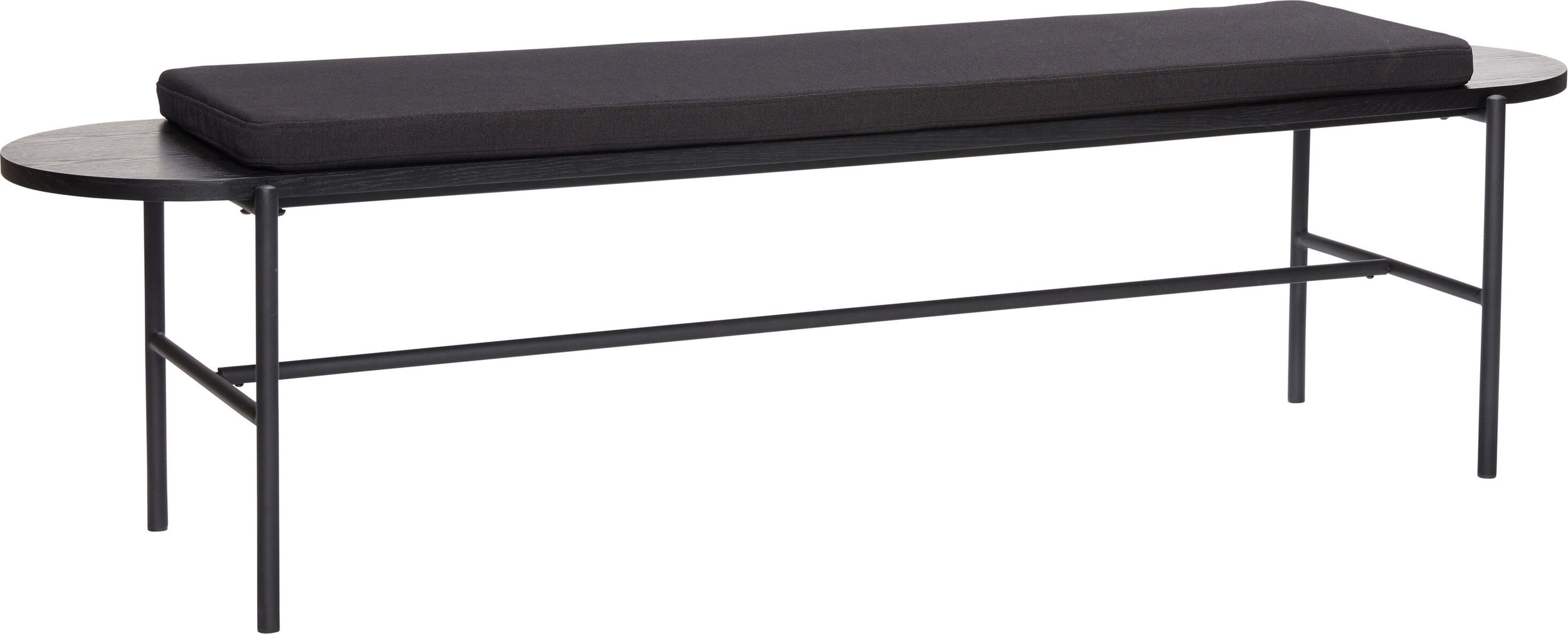 Ławka Norm 180 cm czarna