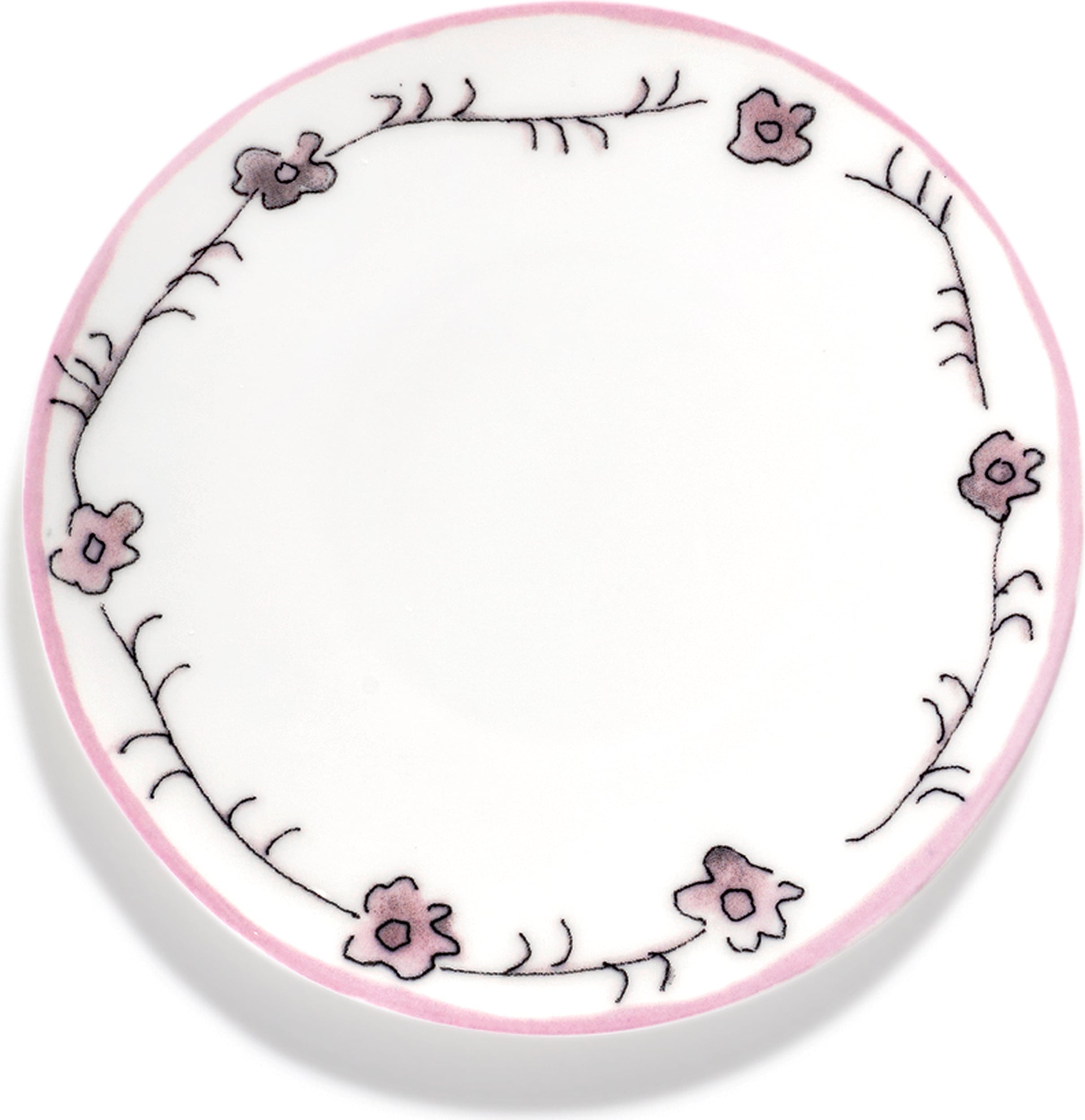 Talerz do chleba Midnight Flowers Dark Viola 11,5 cm