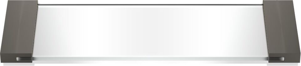 Taca łazienkowa Corner 12 x 34 cm ciemny metal mat