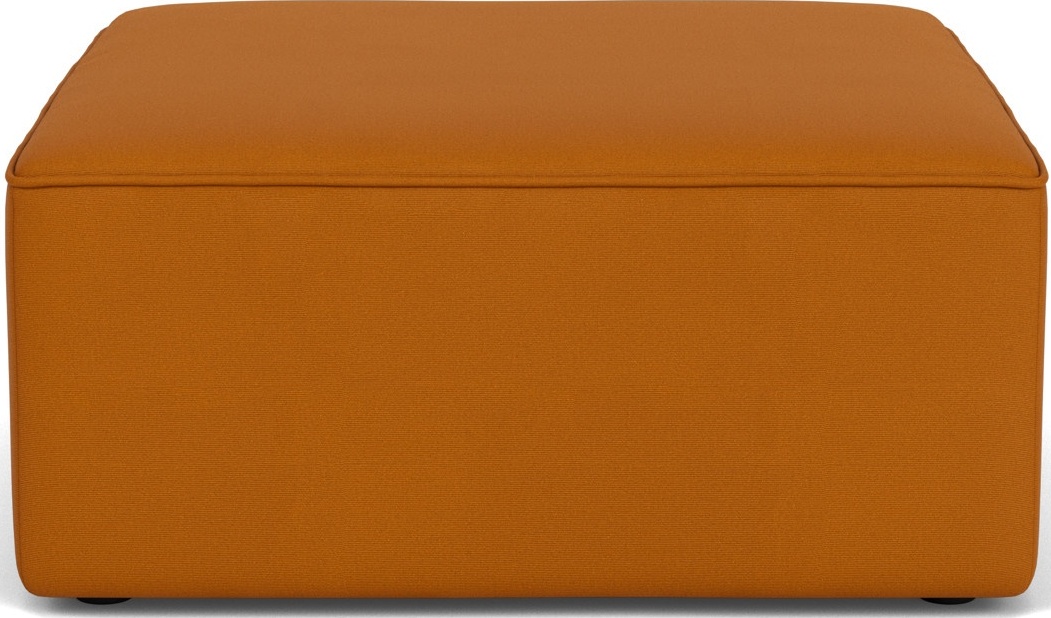 Puf sofy modułowej Eave 86 x 86 cm ciemnopomarańczowy