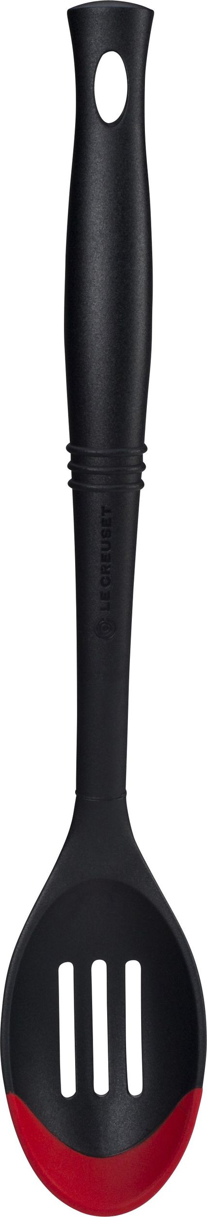 Łyżka cedzakowa Le Creuset wiśniowa silikonowa