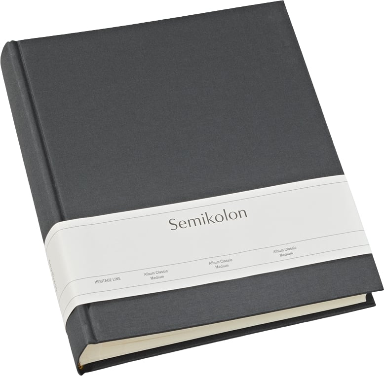 Album na zdjęcia Uni Classic średni ciemnoszary