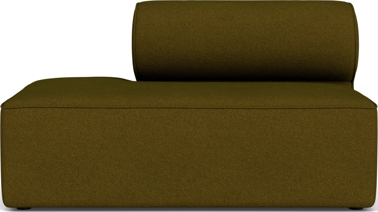 Zakończenie lewostronne sofy modułowej Eave 86 x 129 cm ciemnozielone