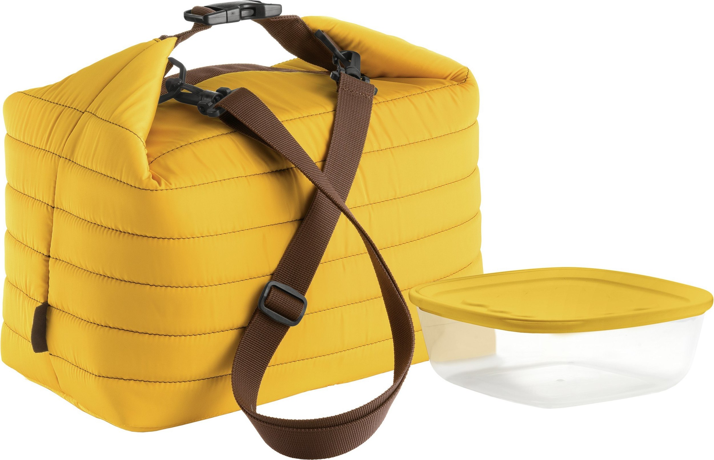 Duża torba termiczna z pojemnikiem On the Go pomarańczowa