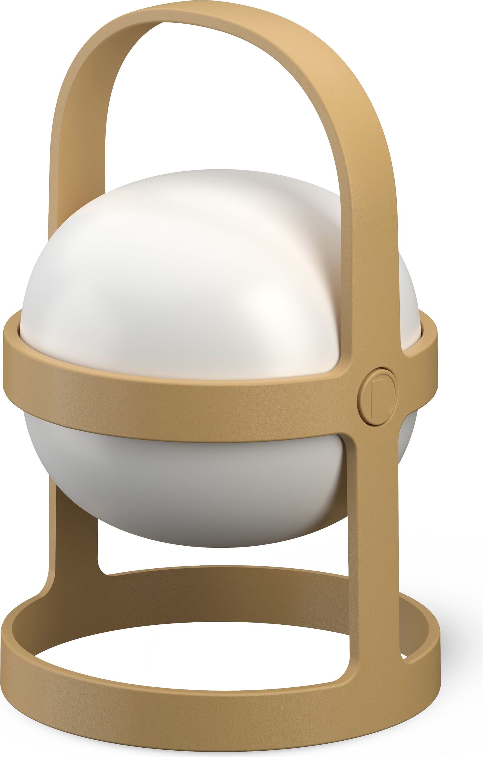 Lampa solarna Soft Spot 25 cm beżowożółta