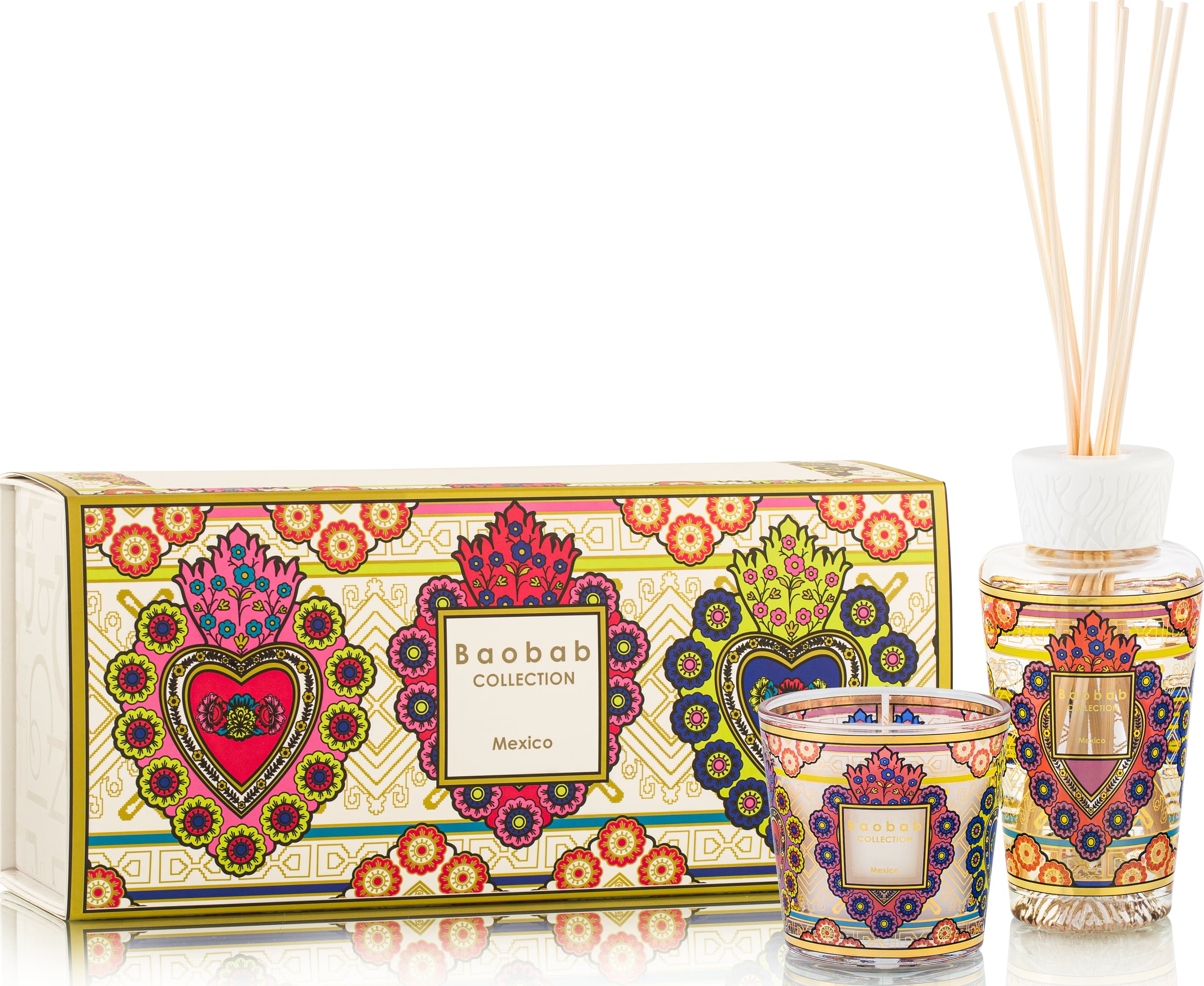 Świeca i dyfuzor zapachowy My First Baobab Gift Mexico 2 el.