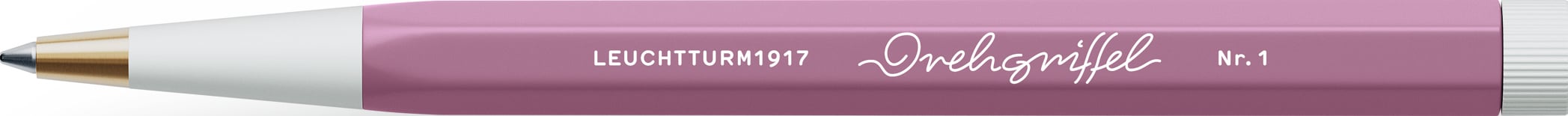 Długopis żelowy z czarnym tuszem Drehgriffel Nr. 1 brudny róż