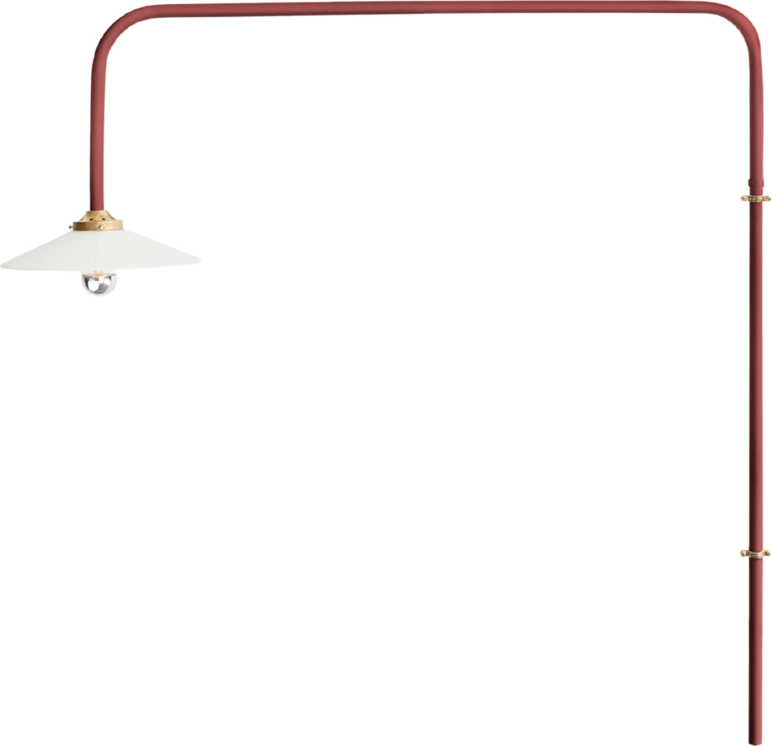 Lampa ścienna N°5 100 cm czerwona