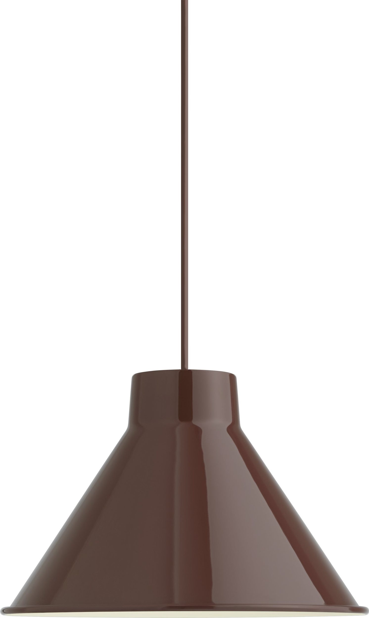 Lampa wisząca Top 28 cm bordowa