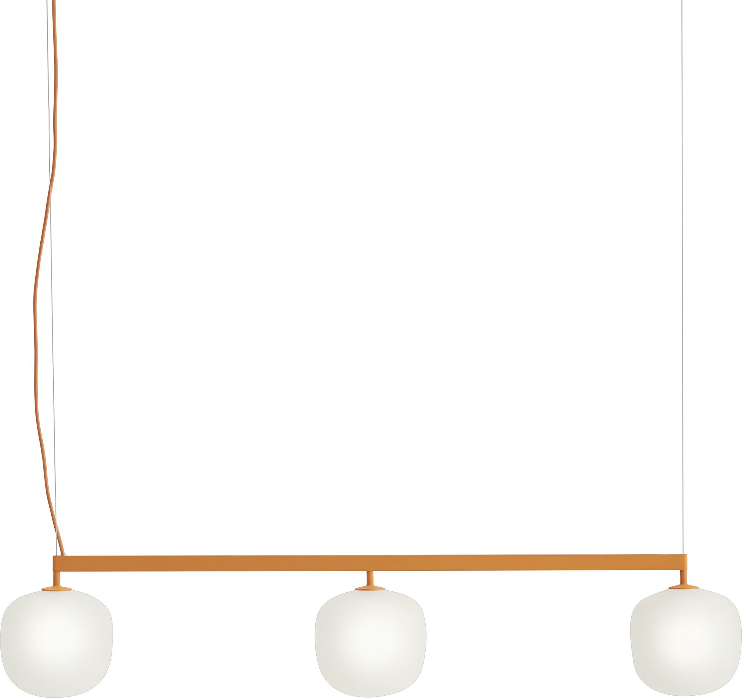 Lampa wisząca liniowa Rime pomarańczowa