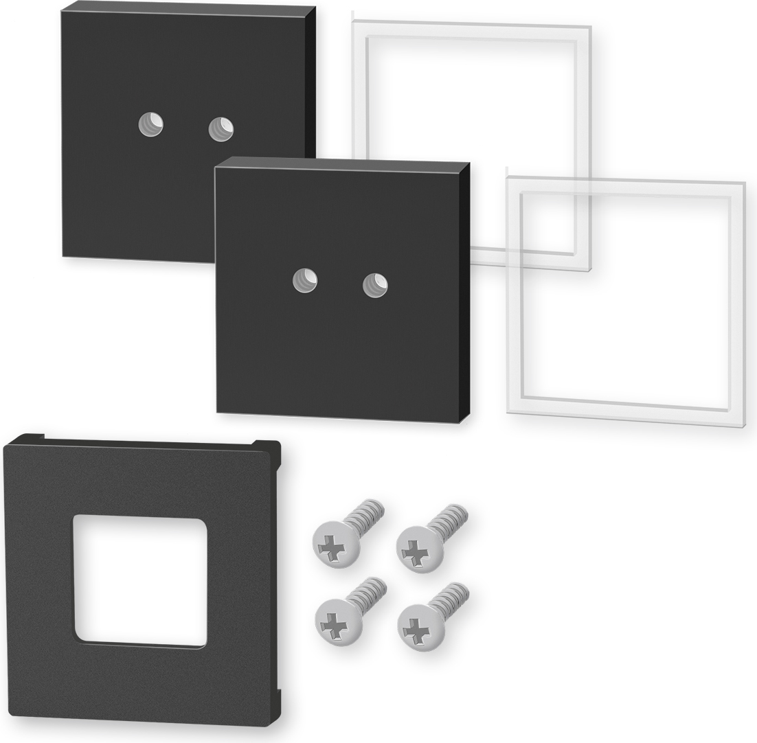 Adaptery montażowe Carvo czarne