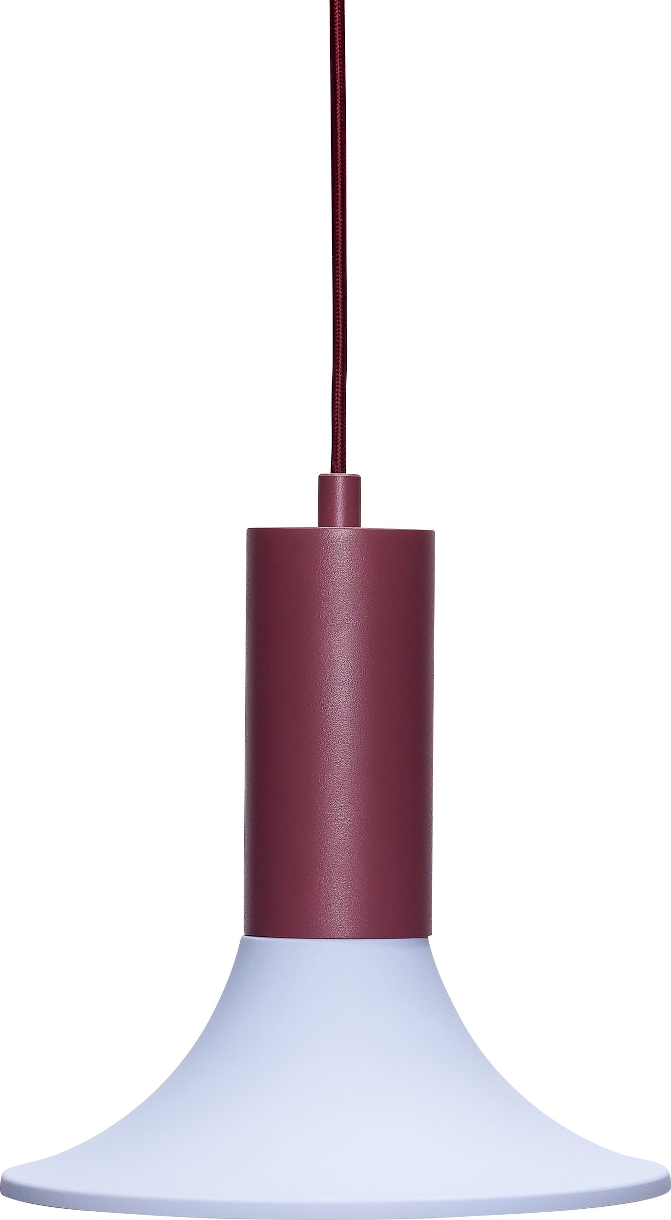 Lampa wisząca Luminary burgundowo-niebieska