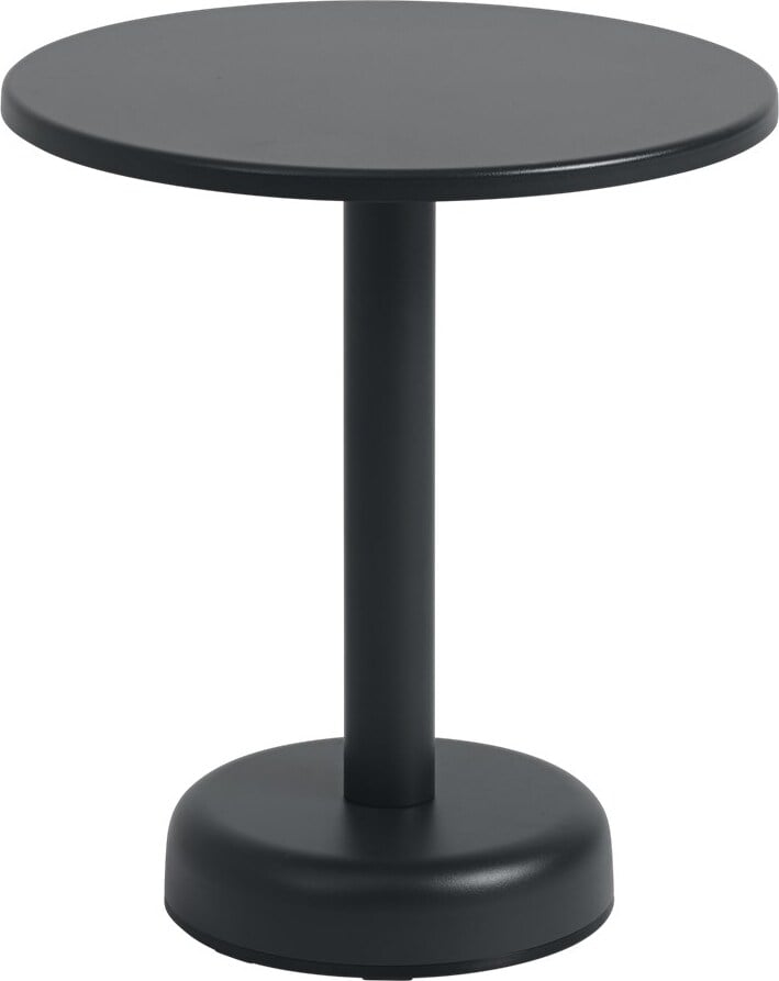 Stolik kawowy Linear okrągły 42 x 47 cm czarny