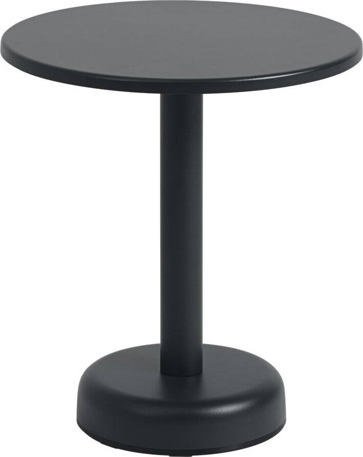 Stolik kawowy Linear okrągły 42 x 47 cm czarny
