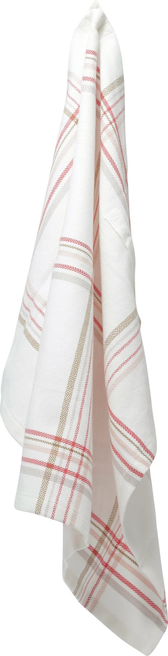 Ścierka kuchenna The Organic Company 53 x 86 cm kremowo-pomarańczowa