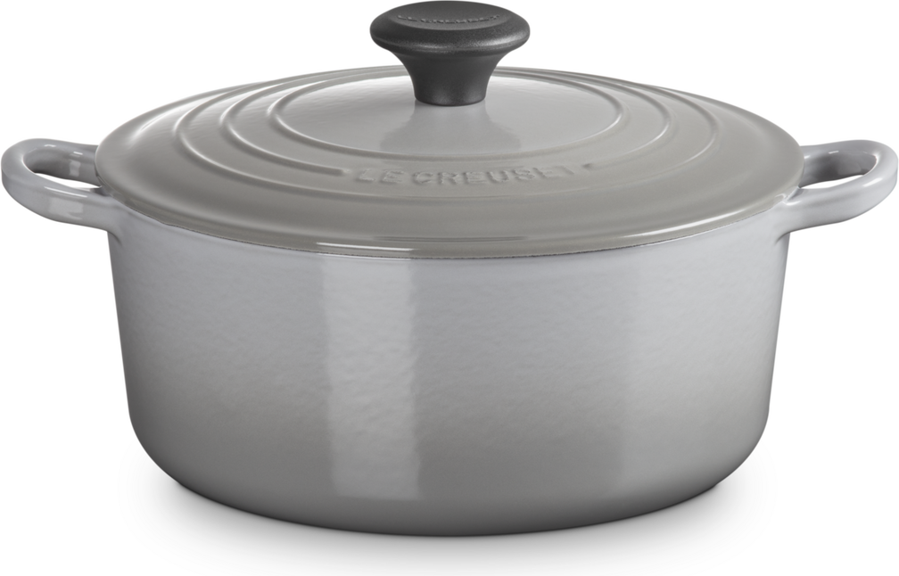 Brytfanna Signature okrągła 24 cm jasnoszara