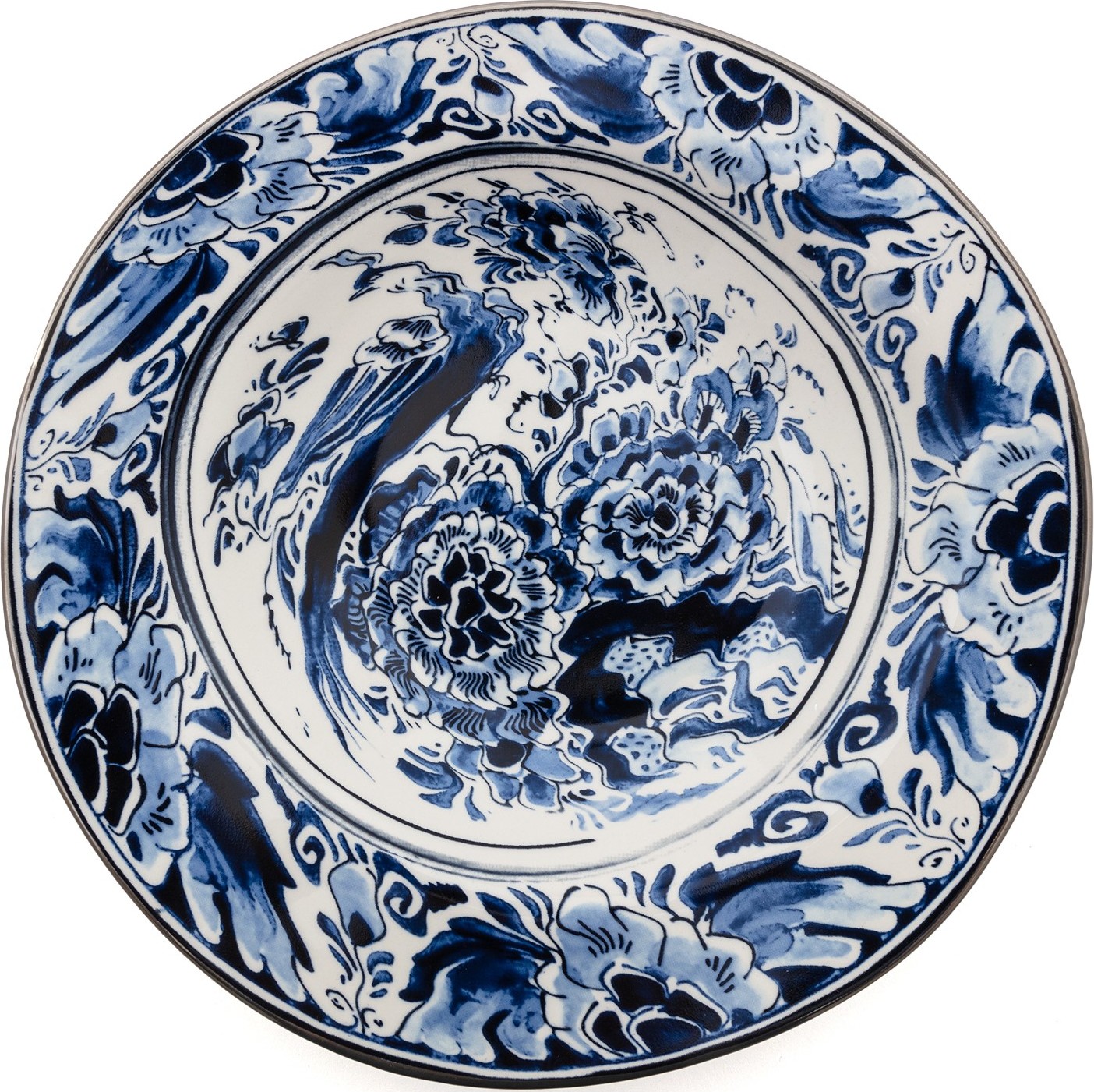 Talerz głęboki Diesel Classics on Acid Flower Bird 25 cm