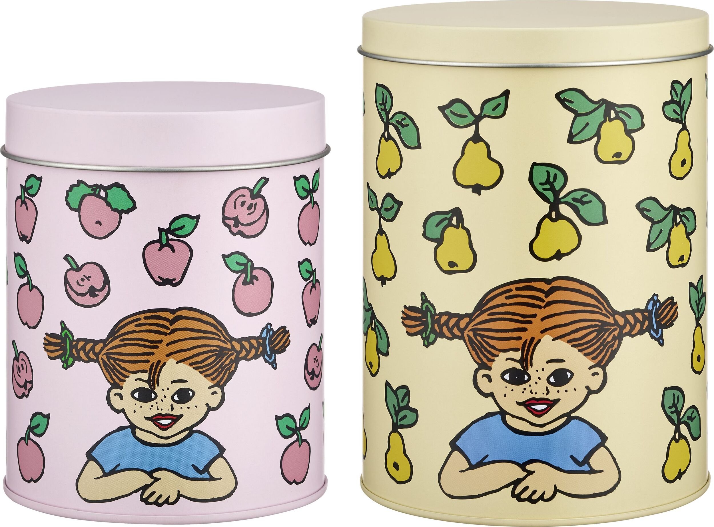 Pojemniki do przechowywania Muurla Pippi Pończoszanka Fruits 2 szt.