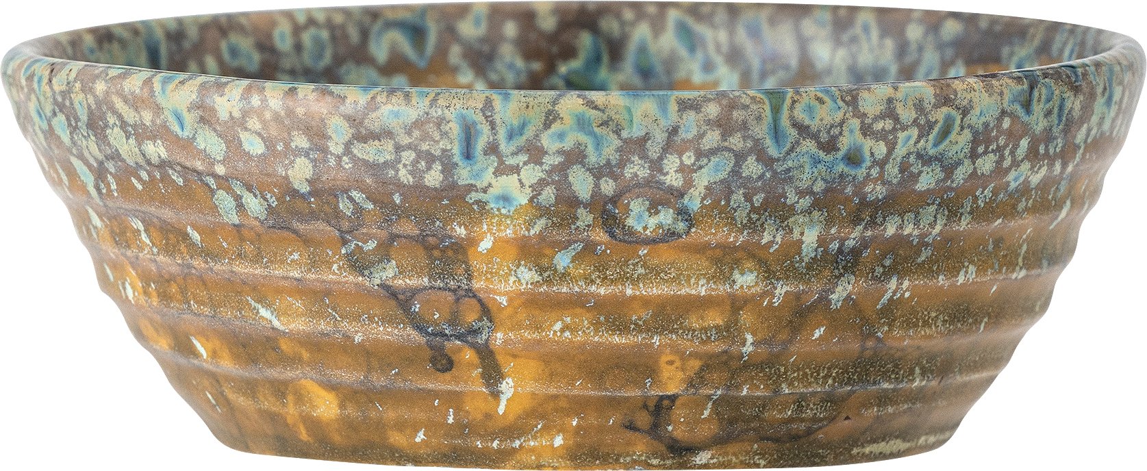 Miska Milani 300 ml zielono-brązowa