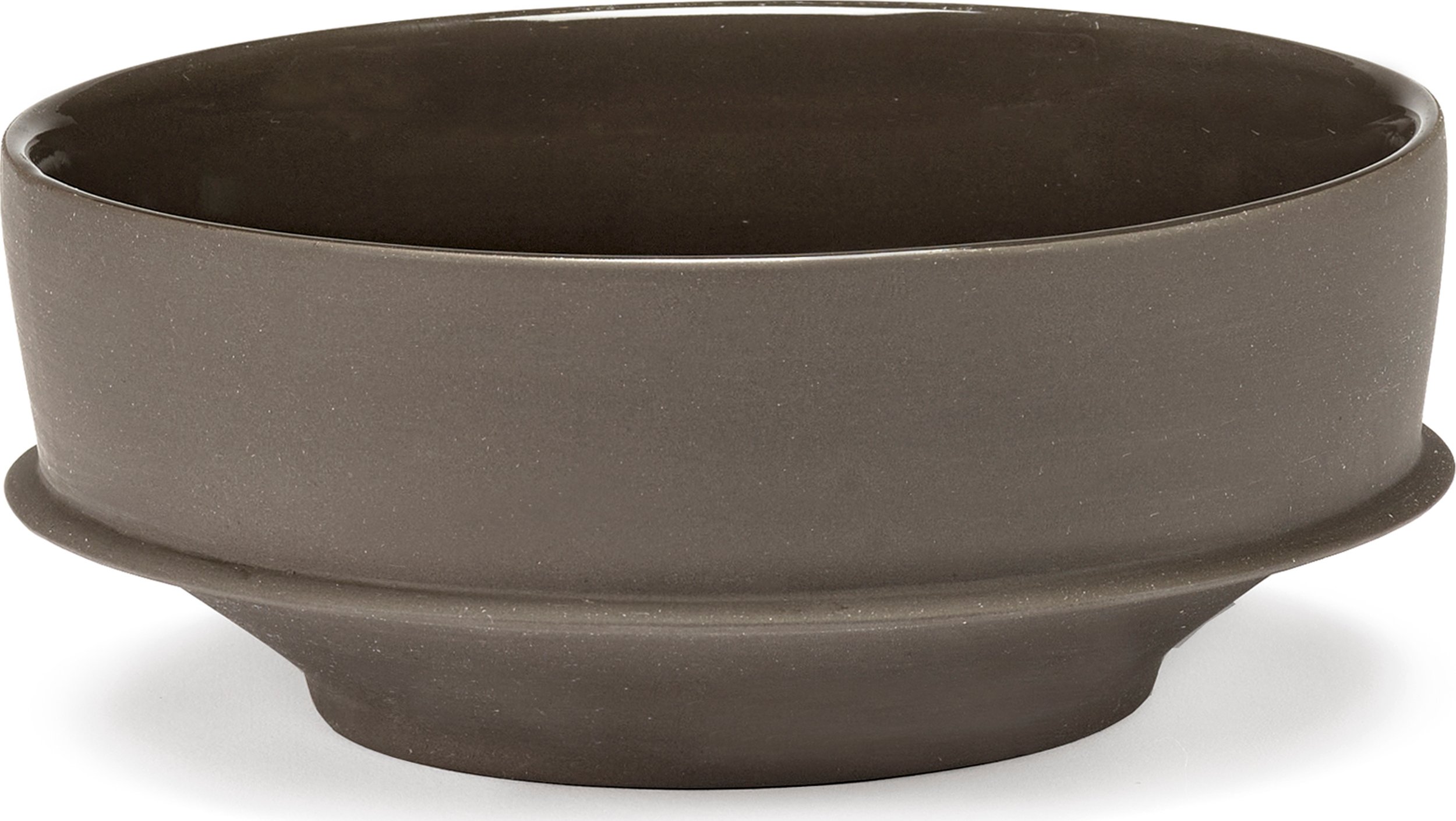 Miska Dune 19 cm brązowa