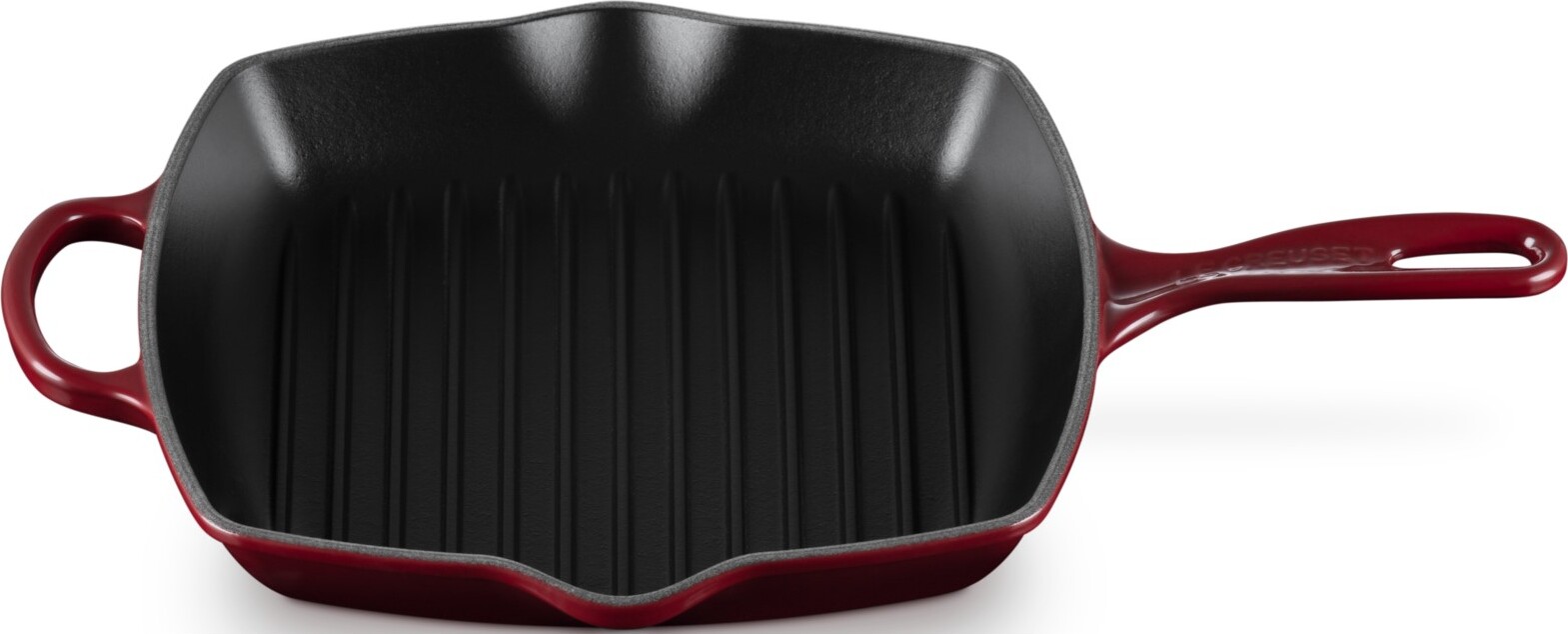 Patelnia grillowa Signature kwadratowa 26 cm burgundowa