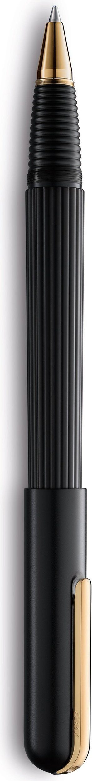 Długopis Imporium czarny mat złoty polerowany klips