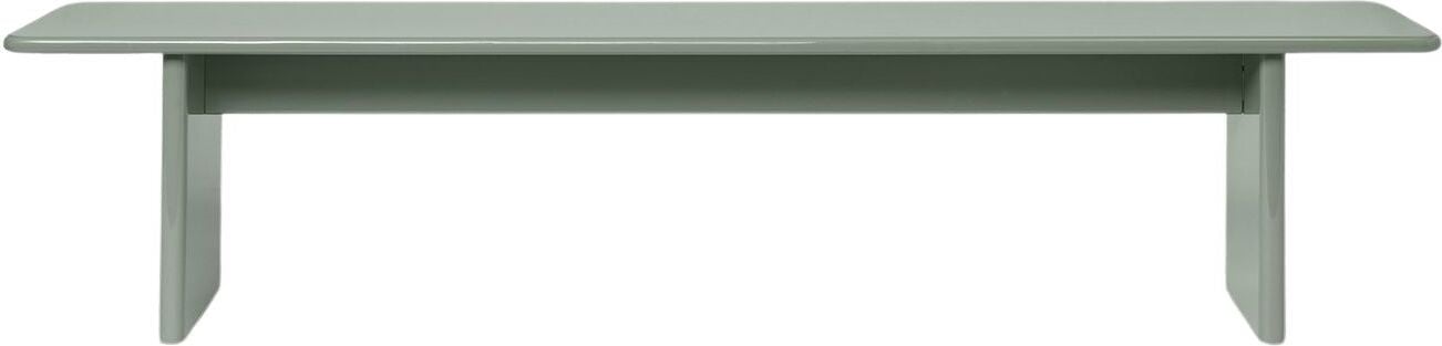 Ławka Rink 200 cm przydymiona zieleń