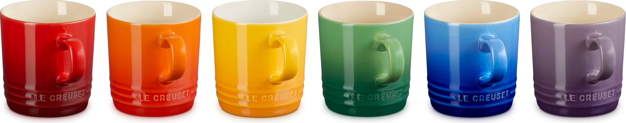 Kubki Le Creuset Rainbow 200 ml 6 szt.